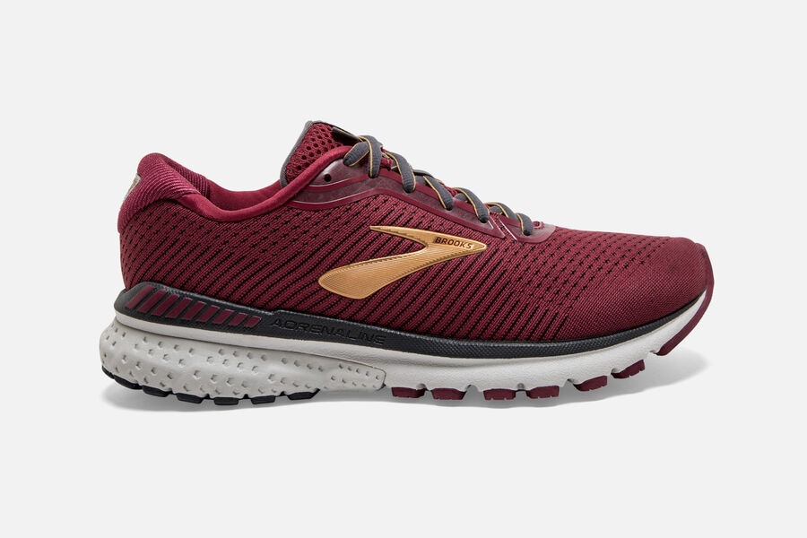 Zapatillas Running Brooks Adrenaline GTS 20 Mujer Rojas/Doradas Baratas QHZN56908
